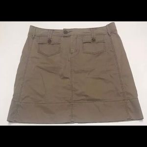 Anthropologie Paperboy Brown Skirt Preppy Size 6